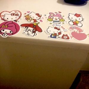 8 pcs rare sanrio stickers